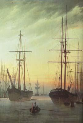 Caspar David Friedrich View of a Port (mk10)